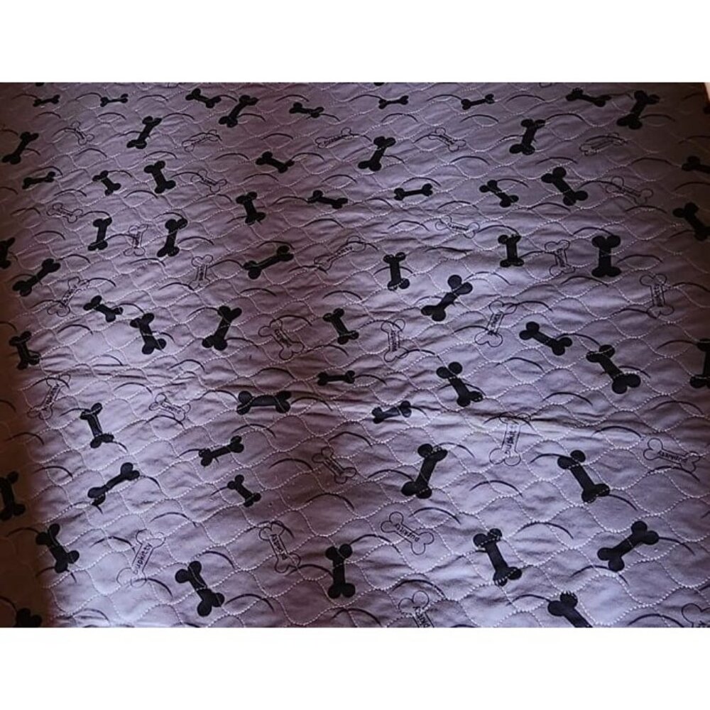 Washable Dog Pee Pads with Free Grooming Gloves Non Slip Dog Mats